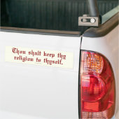 Behalten Sie Thy Religion Autoaufkleber (Auf Lkw)