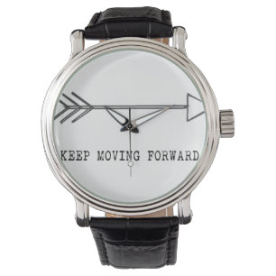 Behalten Sie vorwärts sich bewegen Armbanduhr