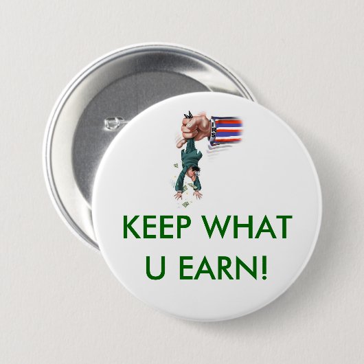 BEHALTEN Sie, was Sie erwerben Button (Vorne & Hinten)