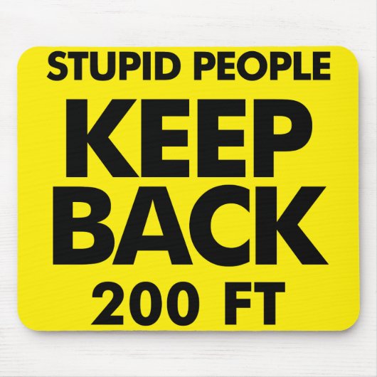 Behalten Sie zurück mousepad (Vorne)