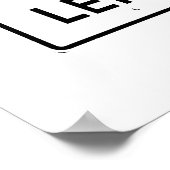 BEHALTEN SIGN POSTER (Ecke)