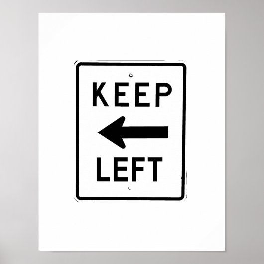 BEHALTEN SIGN POSTER (Vorne)