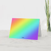 Behalten Suche nach Rainbows-Grußkarte Karte (Rückseite)