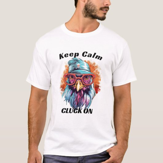 Behalten T-Shirt - Suggestive Chicken Rooster Shir (Vorderseite)
