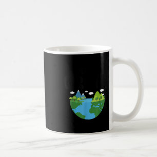 Behalten Umweltbewusstsein auf dem Green Earth Day Kaffeetasse