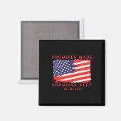 Behalten Versprechen für Trump 2024 Magnet (Vorderseite/Rückseite)