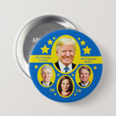Behalten Versprechen: Trump und die Obersten Button (Vorne & Hinten)