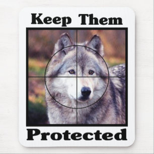 Behalten - Wolf Mousepad