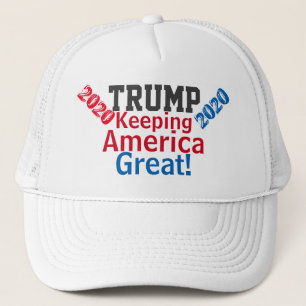 Behaltend Amerika Great Red White Blue Truckerkappe