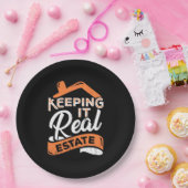 Behaltend Anwesen Pappteller (Party)