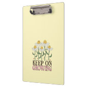 Behaltend auf wachsender positiver Quotes Retro-Bl Klemmbrett (Links)