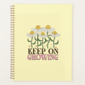 Behaltend auf wachsender positiver Quotes Retro-Bl Planer (Vorderseite)