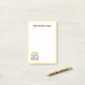 Behaltend auf wachsender positiver Quotes Retro-Bl Post-it Klebezettel (Auf Schreibtisch)