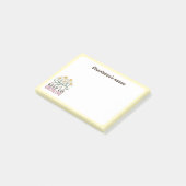 Behaltend auf wachsender positiver Quotes Retro-Bl Post-it Klebezettel (angewinkelt)