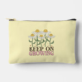 Behaltend auf wachsender positiver Quotes Retro-Bl Zubehörtasche (Vorderseite)