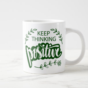 Behaltend Denken positiv Jumbo-Tasse
