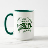 Behaltend Denken positiv Tasse (Links)