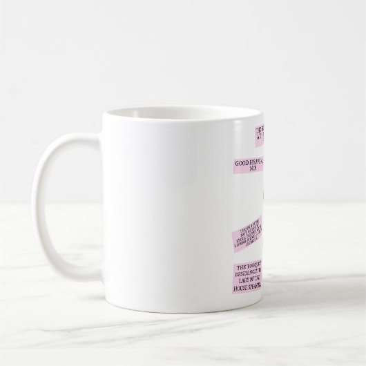 Behaltend Erscheinungen Kaffeetasse (Links)