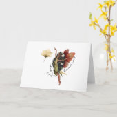 Behaltend Fairy Grußkarten  Karte (Gelbe Blume)