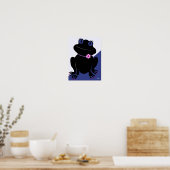 Behaltend Froggy Girl Poster (Küche)