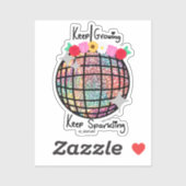 Behaltend Growing Behaltend Ball Frische Pasta mac Aufkleber (Blatt)