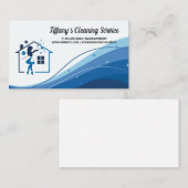 Behaltend Haus | Cleaner-Dienste Visitenkarte (Vorne/Hinten)
