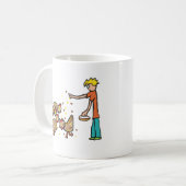 Behaltend Hühnchen Kaffeetasse (Vorderseite Links)