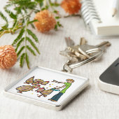 Behaltend Hühnchen Schlüsselanhänger (Seite)