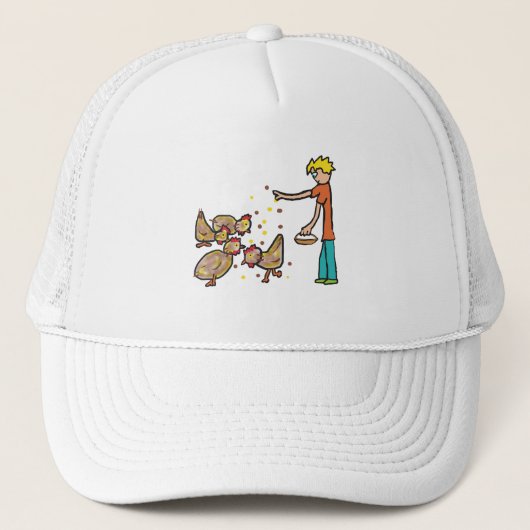 Behaltend Hühnchen Truckerkappe (Vorderseite)