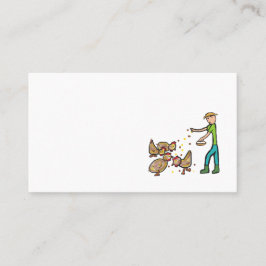 Behaltend Hühnchen Visitenkarte