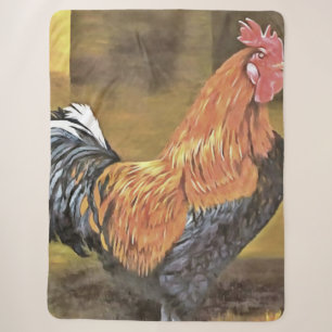 Behaltend Hühner auf dem Bauernhof Kunst Sherpadecke