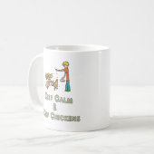 Behaltend Kalmhühnchen behalten Kaffeetasse (Vorderseite Links)