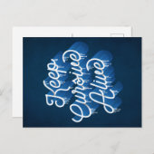 Behaltend Lebensdauer / Postkarte (Vorne/Hinten)