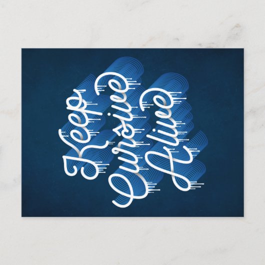 Behaltend Lebensdauer / Postkarte (Vorderseite)