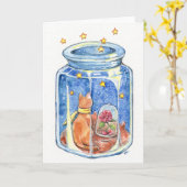 Behaltend Me Company Karte (Gelbe Blume)