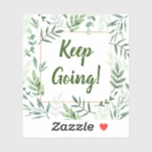 Behaltend motivierend Vinyl-Cut-Aufkleber Aufkleber (Blatt)