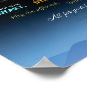 Behaltend Nachtgebet-Mauer hängen Poster (Ecke)