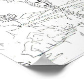 Behaltend Ruhe Poster (Ecke)