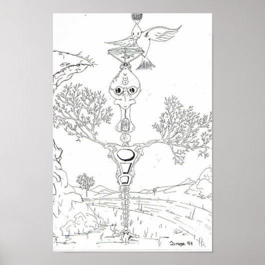 Behaltend Ruhe Poster (Vorne)