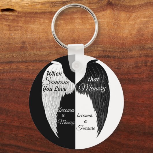 Behaltend Speicher Schlüsselanhänger (Rückseite)