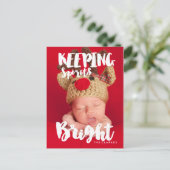 Behaltend Sprits Bright | Handschrift Postkarte (Stehend Vorderseite)