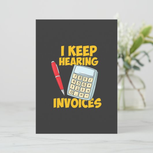 Behaltend Stimmen Einladung (Stehend Vorderseite)