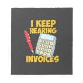 Behaltend Stimmen Notizblock (Vorderseite)