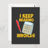 Behaltend Stimmen Postkarte (Vorne/Hinten)