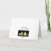 Behaltend Weihnachtskarte Feiertagskarte (Rückseite)