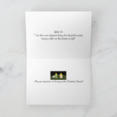 Behaltend Weihnachtskarte Feiertagskarte (Innenseite)