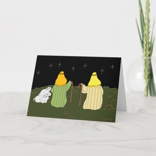 Behaltend Weihnachtskarte Feiertagskarte (Vorderseite)