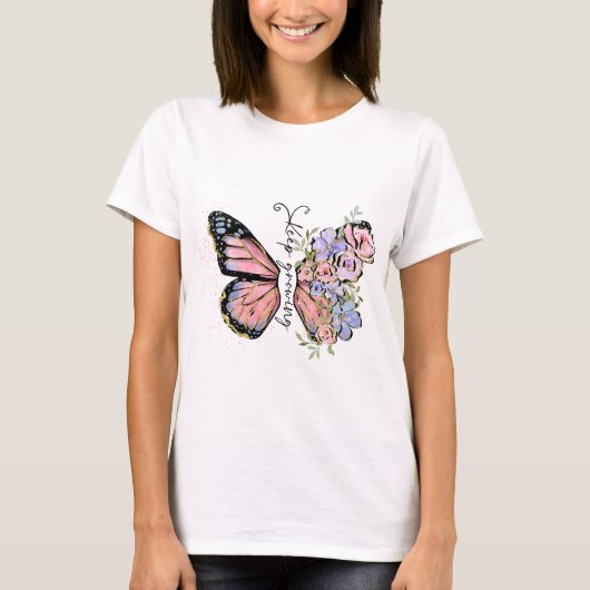 Behaltend Wildblume T-Shirt (Vorderseite)