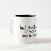 Behaltend Winzige Menschen leben zweifarbige Tasse (Vorderseite Links)