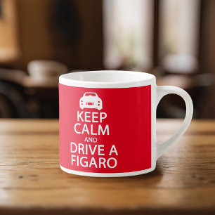 Behaltend Zahlen: Calm Figaro Car Espresso Cup Espressotasse